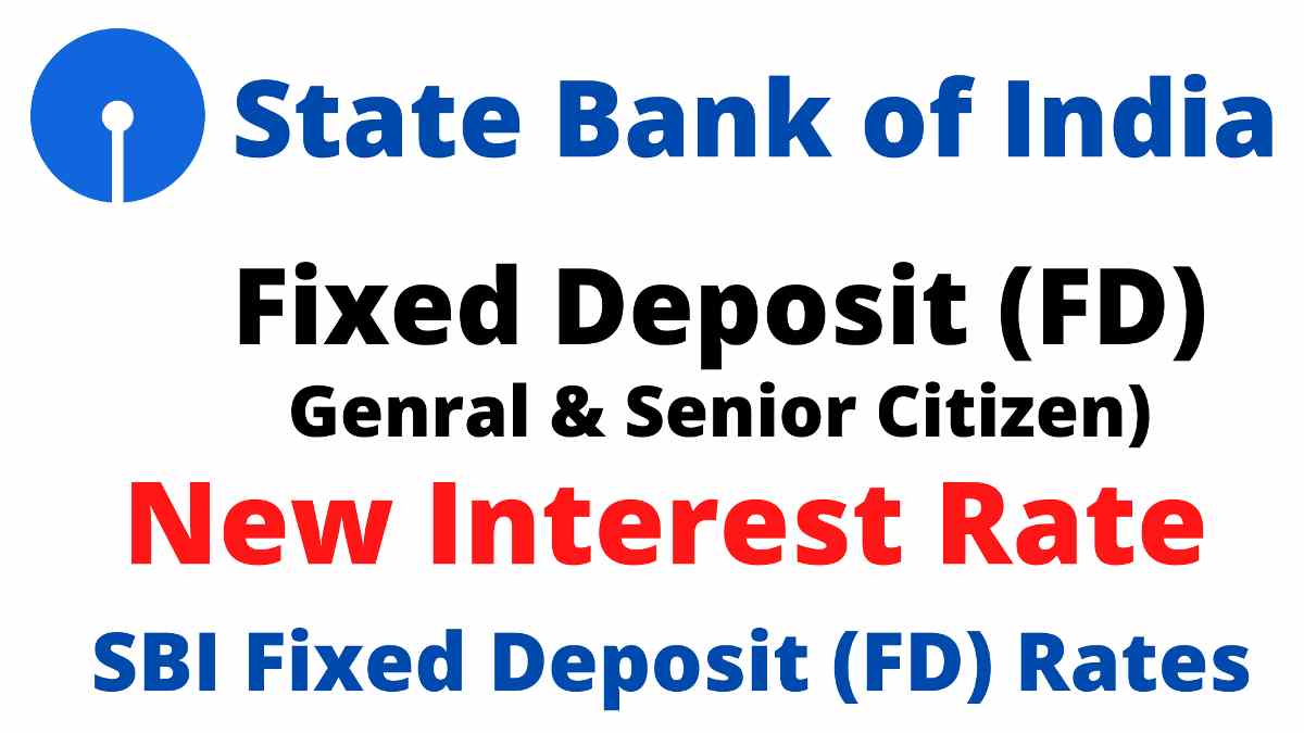 State Bank of India Fixed Deposit Rates