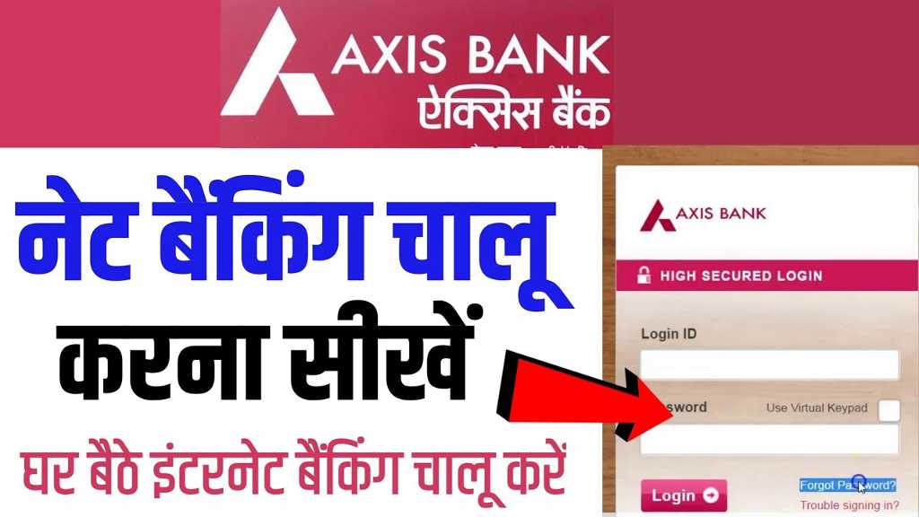 axis net banking Registration