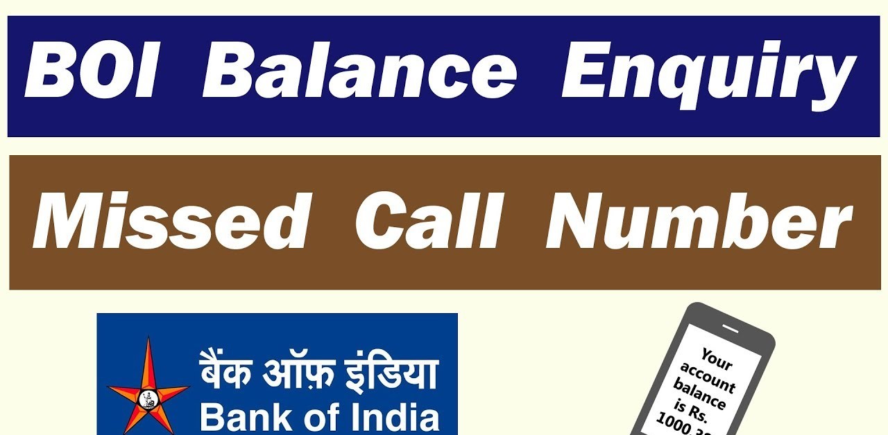 Bank-of-India-Balance-Check-Number
